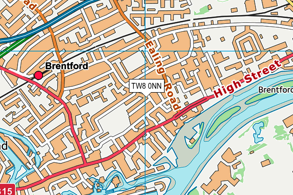 TW8 0NN map - OS VectorMap District (Ordnance Survey)