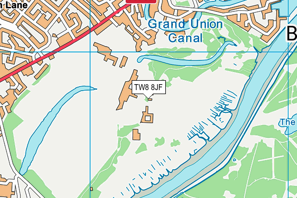 Kallima Spa (London Syon Park) map (TW8 8JF) - OS VectorMap District (Ordnance Survey)