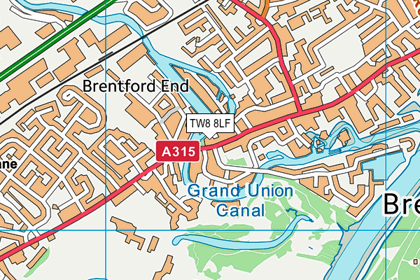 Map of SIRACUSA BRENTFORD LIMITED at district scale