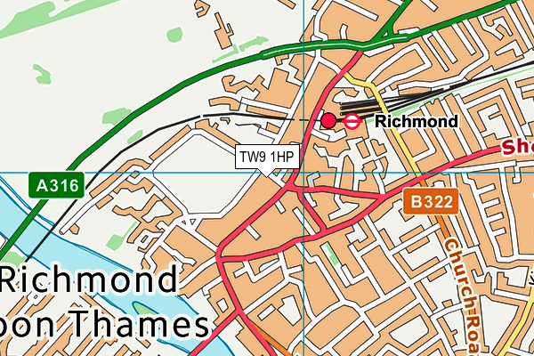 Map of RICHMOND ENTERPRISES LIMITED at district scale