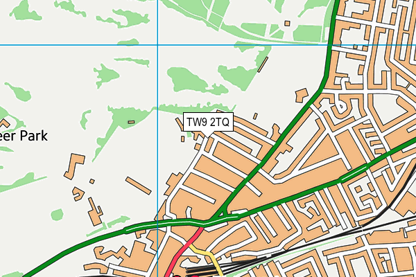 TW9 2TQ map - OS VectorMap District (Ordnance Survey)