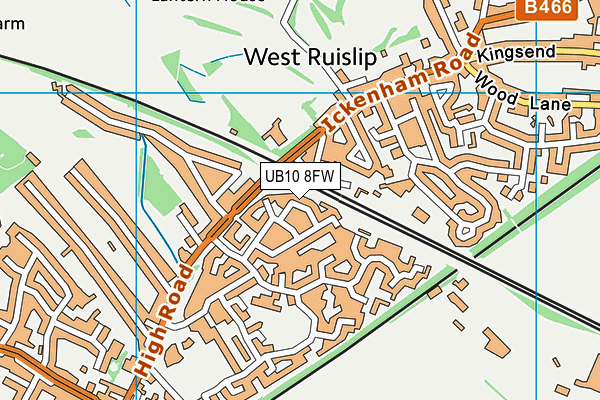 Map of ICKENHAM PRE-SCHOOL LIMITED at district scale