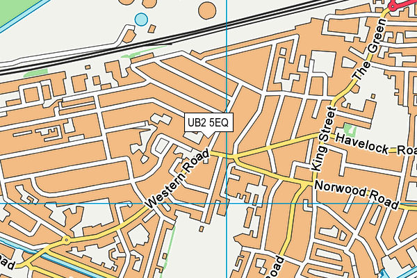 UB2 5EQ map - OS VectorMap District (Ordnance Survey)