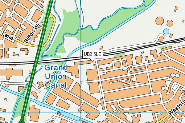 UB2 5LE map - OS VectorMap District (Ordnance Survey)