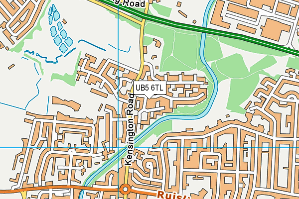 UB5 6TL map - OS VectorMap District (Ordnance Survey)