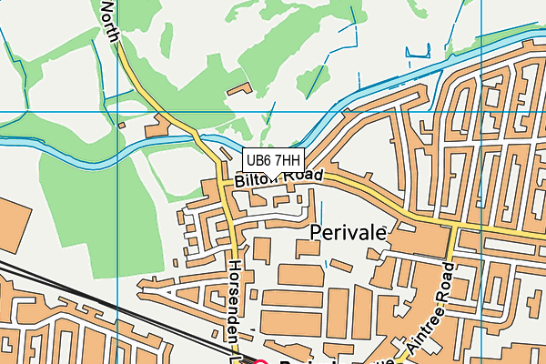 UB6 7HH map - OS VectorMap District (Ordnance Survey)