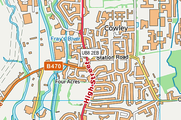 Map of CRAWLEY GRILL LTD at district scale