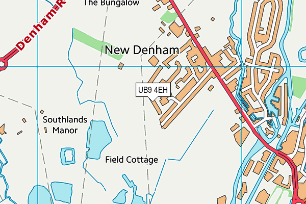 UB9 4EH map - OS VectorMap District (Ordnance Survey)