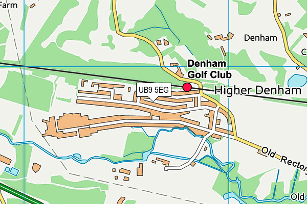 UB9 5EG map - OS VectorMap District (Ordnance Survey)