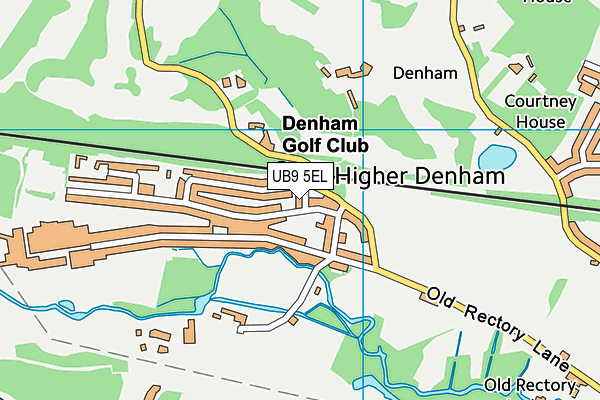 UB9 5EL map - OS VectorMap District (Ordnance Survey)