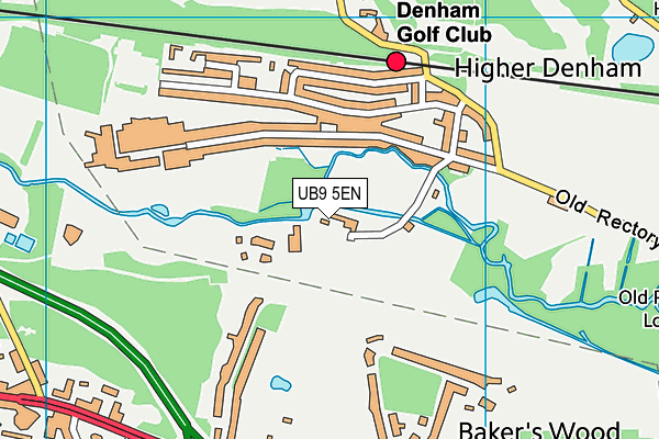 UB9 5EN map - OS VectorMap District (Ordnance Survey)