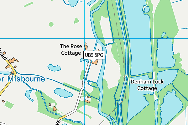 Buckinghamshire Golf Club map (UB9 5PG) - OS VectorMap District (Ordnance Survey)