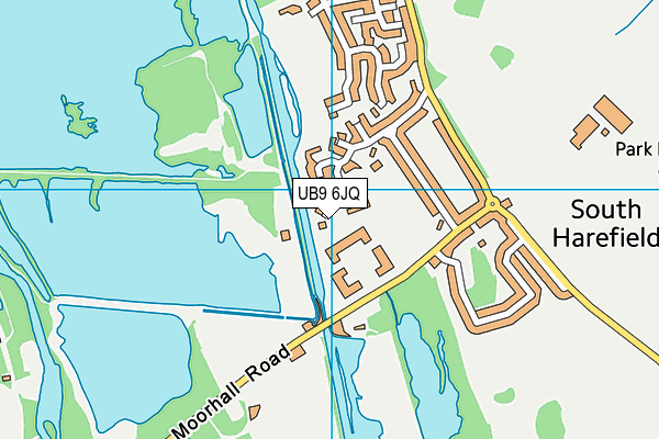 UB9 6JQ map - OS VectorMap District (Ordnance Survey)