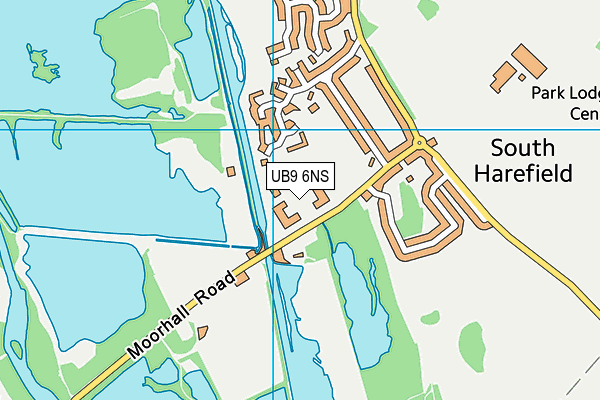 UB9 6NS map - OS VectorMap District (Ordnance Survey)