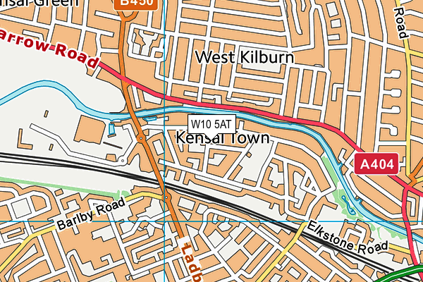 Ark Brunel Primary Academy map (W10 5AT) - OS VectorMap District (Ordnance Survey)