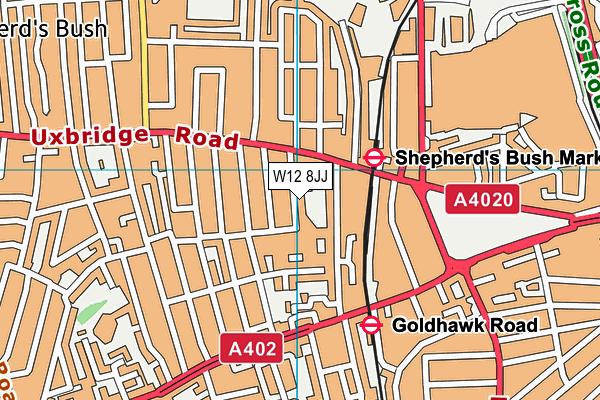 Miles Coverdale Primary School map (W12 8JJ) - OS VectorMap District (Ordnance Survey)
