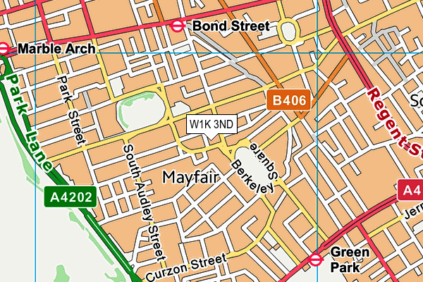 W1K 3ND map - OS VectorMap District (Ordnance Survey)