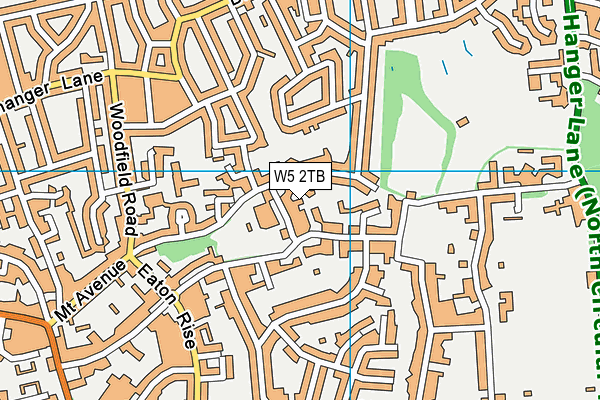 W5 2TB map - OS VectorMap District (Ordnance Survey)
