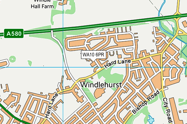 Map of THE WILLOW HARPER GROUP LTD at district scale