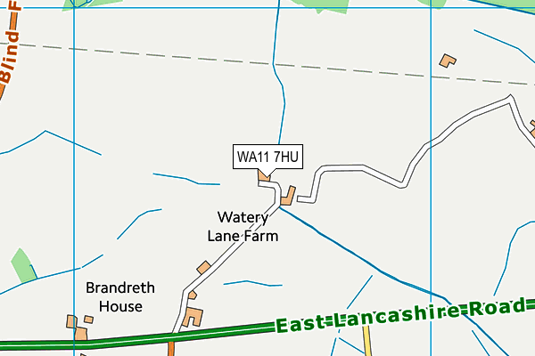 WA11 7HU map - OS VectorMap District (Ordnance Survey)