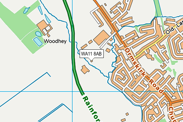 Map of COUNTRYSIDE TIMBER PRODUCTS LTD at district scale