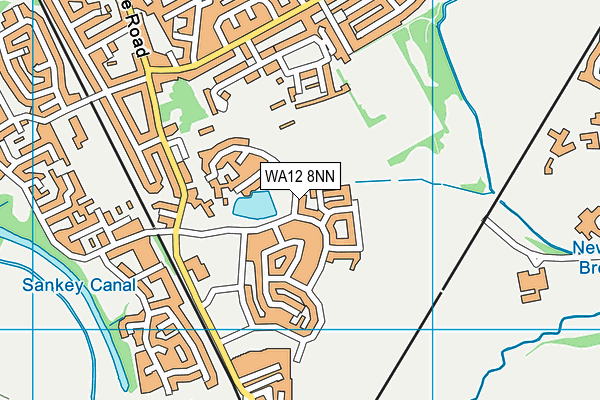 Vulcan Sports Club map (WA12 8NN) - OS VectorMap District (Ordnance Survey)