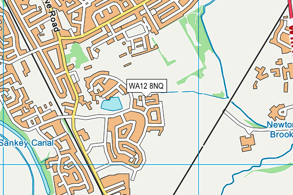 WA12 8NQ map - OS VectorMap District (Ordnance Survey)