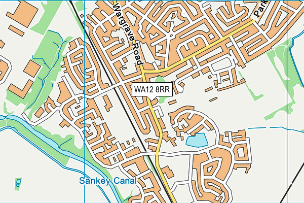 WA12 8RR map - OS VectorMap District (Ordnance Survey)
