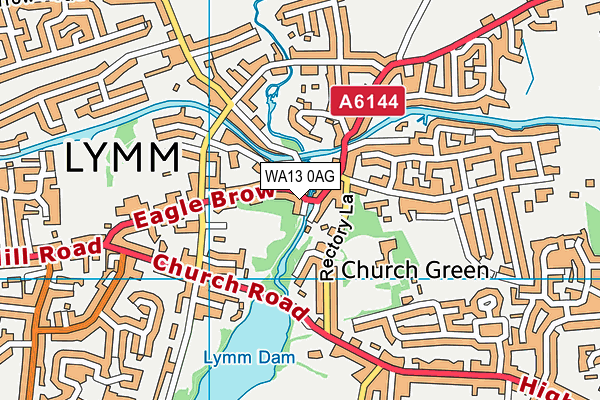 Map of BANNER & CO (LYMM) LTD at district scale