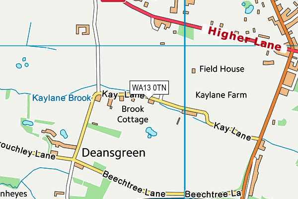 Map of KB LIVERY YARD LTD at district scale
