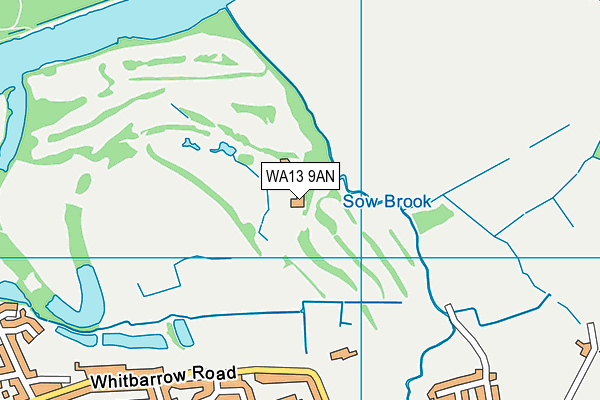Lymm Golf Club map (WA13 9AN) - OS VectorMap District (Ordnance Survey)