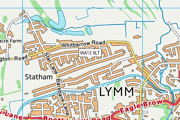 Map of FOUR PAWS LYMM LIMITED at district scale