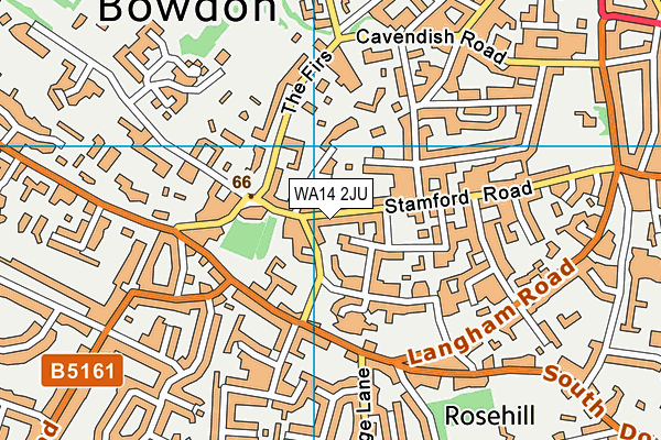 Map of BOWDON CONSTRUCTION LIMITED at district scale
