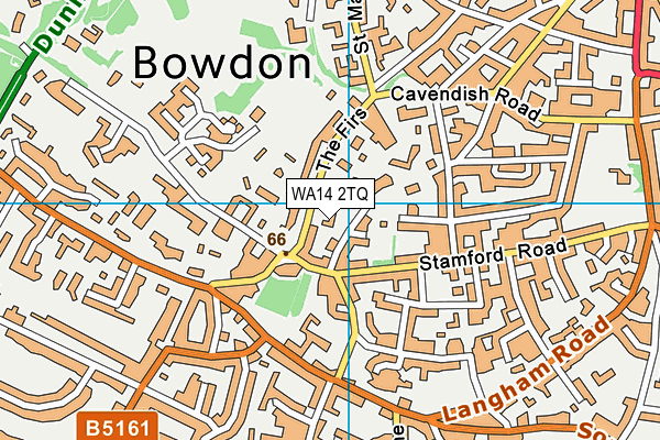 Map of BOWDON HOLDINGS LTD at district scale