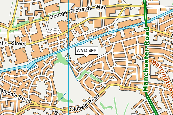 Map of A & L PROPERTIES (MANCHESTER) LIMITED at district scale