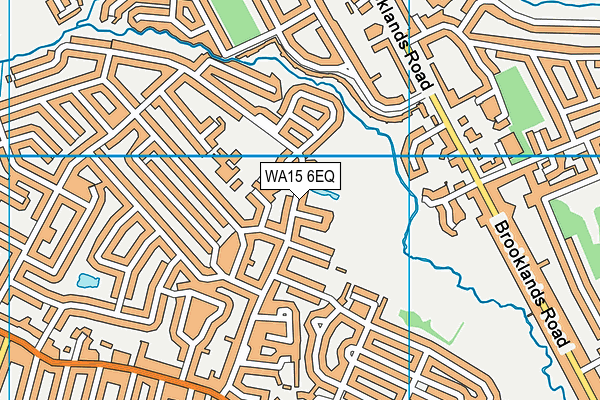 WA15 6EQ map - OS VectorMap District (Ordnance Survey)