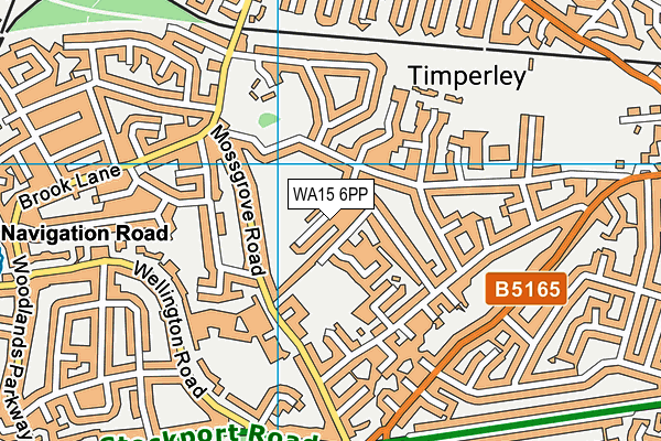 The Willows Primary School map (WA15 6PP) - OS VectorMap District (Ordnance Survey)