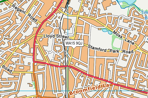 Map of ASHFIELD ALTRINCHAM HOTEL LIMITED at district scale