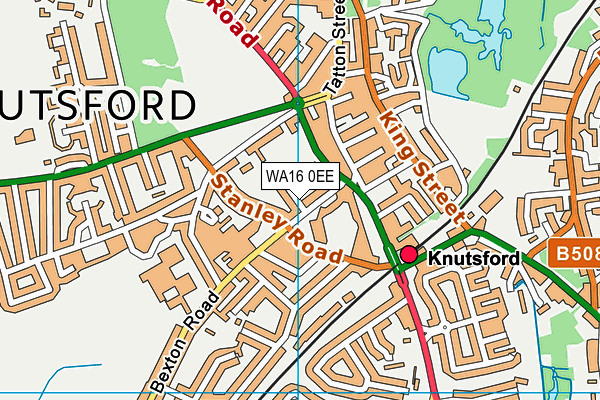Egerton Primary School map (WA16 0EE) - OS VectorMap District (Ordnance Survey)