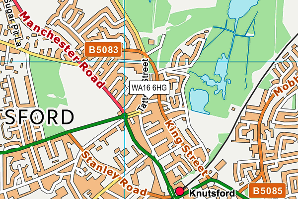 Map of BABYLON KNUTSFORD LIMITED at district scale