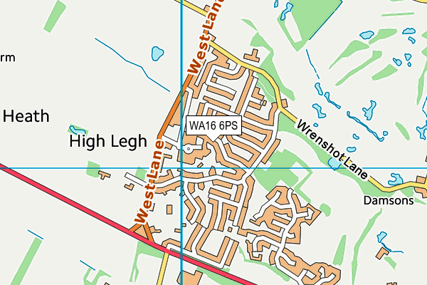 Map of HELEN CRAWSHAW SEARCH LIMITED at district scale