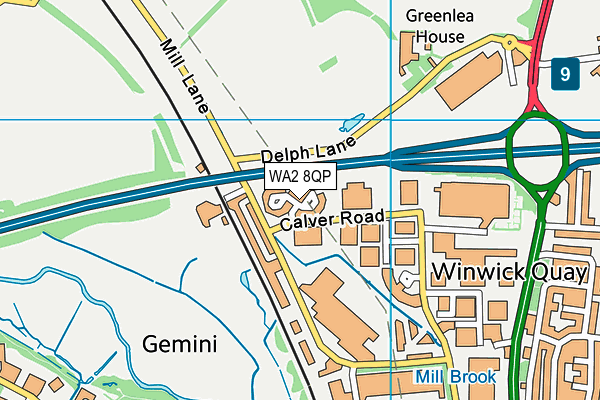 Map of THE MACHINE GUYS LTD at district scale