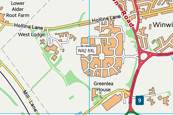 Map of WYLSES LTD at district scale