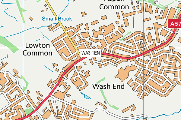 WA3 1EN map - OS VectorMap District (Ordnance Survey)