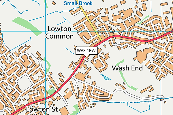 Lowton St. Marys C Of E Primary School map (WA3 1EW) - OS VectorMap District (Ordnance Survey)