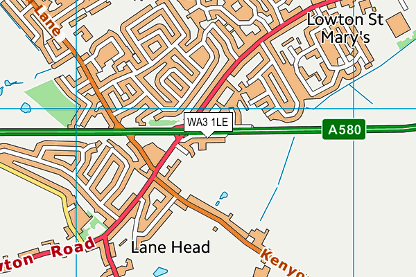 Map of EAST LANCASHIRE ROAD 1957 LIMITED at district scale