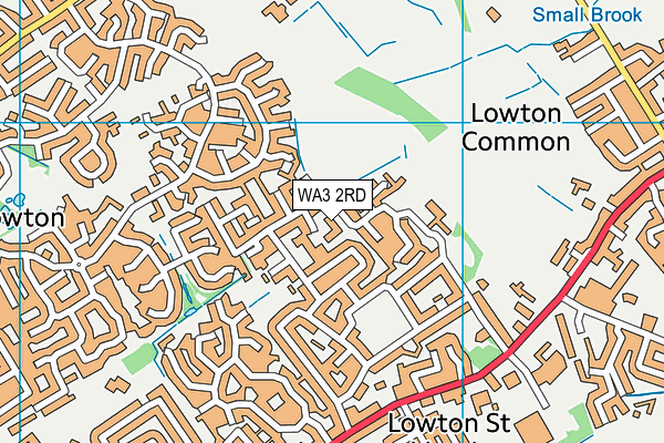 Green Meadow Independent Primary School map (WA3 2RD) - OS VectorMap District (Ordnance Survey)