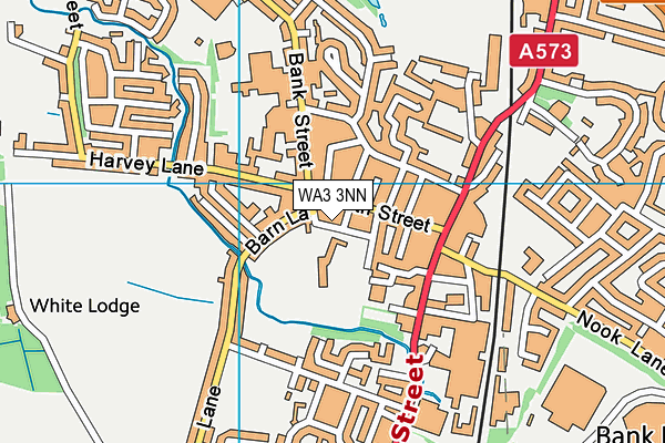 Golborne Community Primary School map (WA3 3NN) - OS VectorMap District (Ordnance Survey)