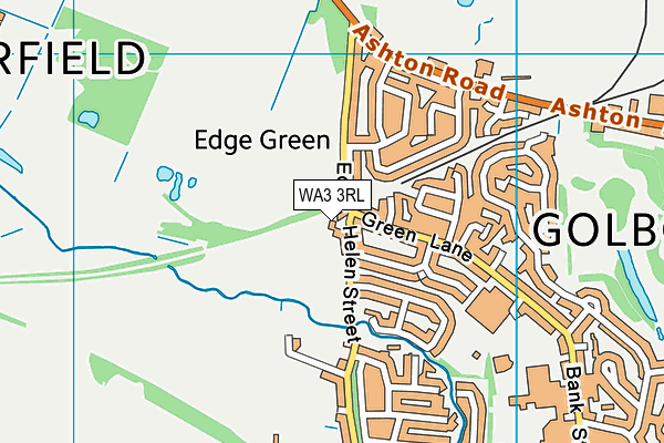 WA3 3RL map - OS VectorMap District (Ordnance Survey)