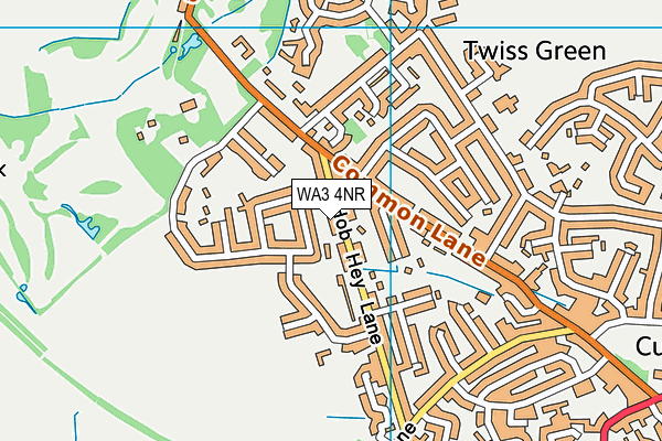 WA3 4NR map - OS VectorMap District (Ordnance Survey)